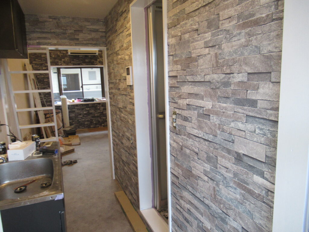 クロス張り替え施工後の写真